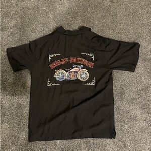 Tommy Bahama Black Silk Shirt